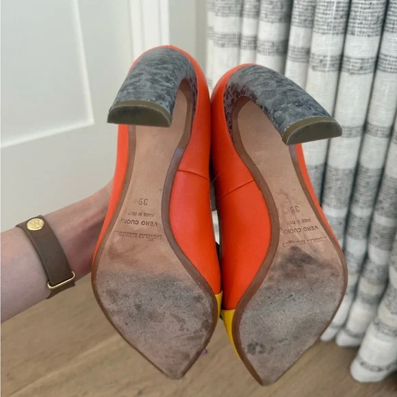 Nicholas Kirkwood x Roksanda Colorblock Heels Sculptural Pump EU 39 - Picture 5 of 6